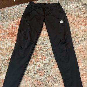 Black adidas joggers